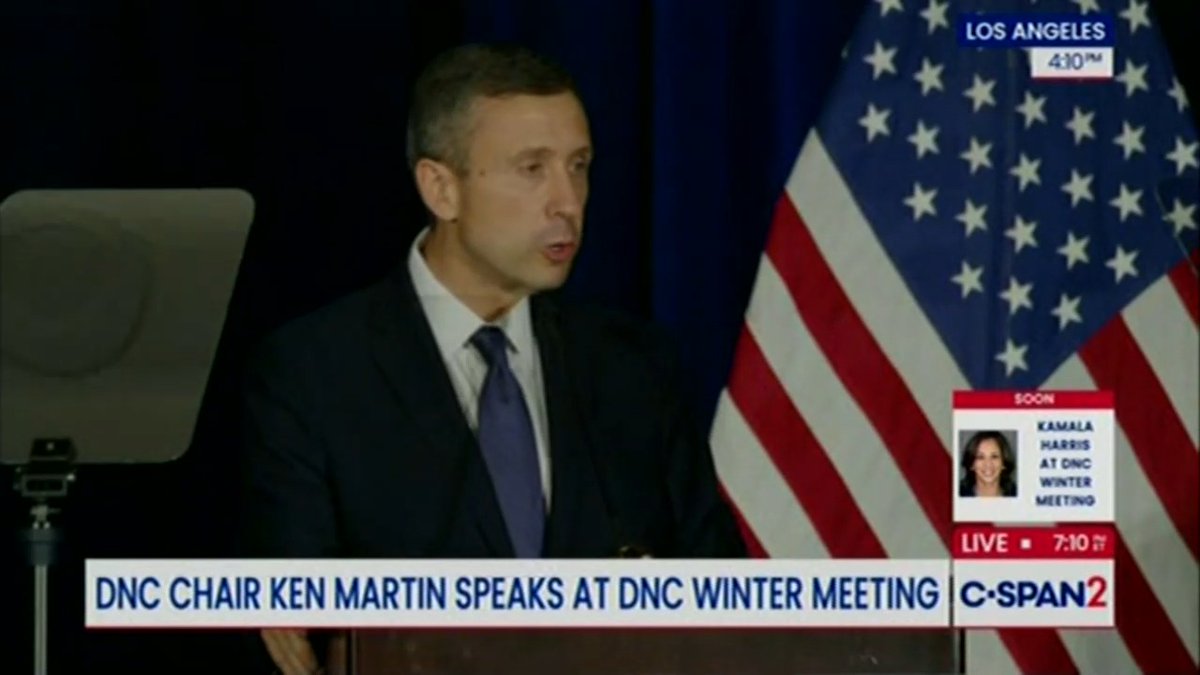 DNC Chair Martin: You can build your billionaire ballroom. You can offer your empty promises, like bringing down costs on day one. You can try in vain to rig the midterms in your favor, and you can fail. like you did just yesterday in Indiana. But know this, Donald Trump. Your days in power are numbered.