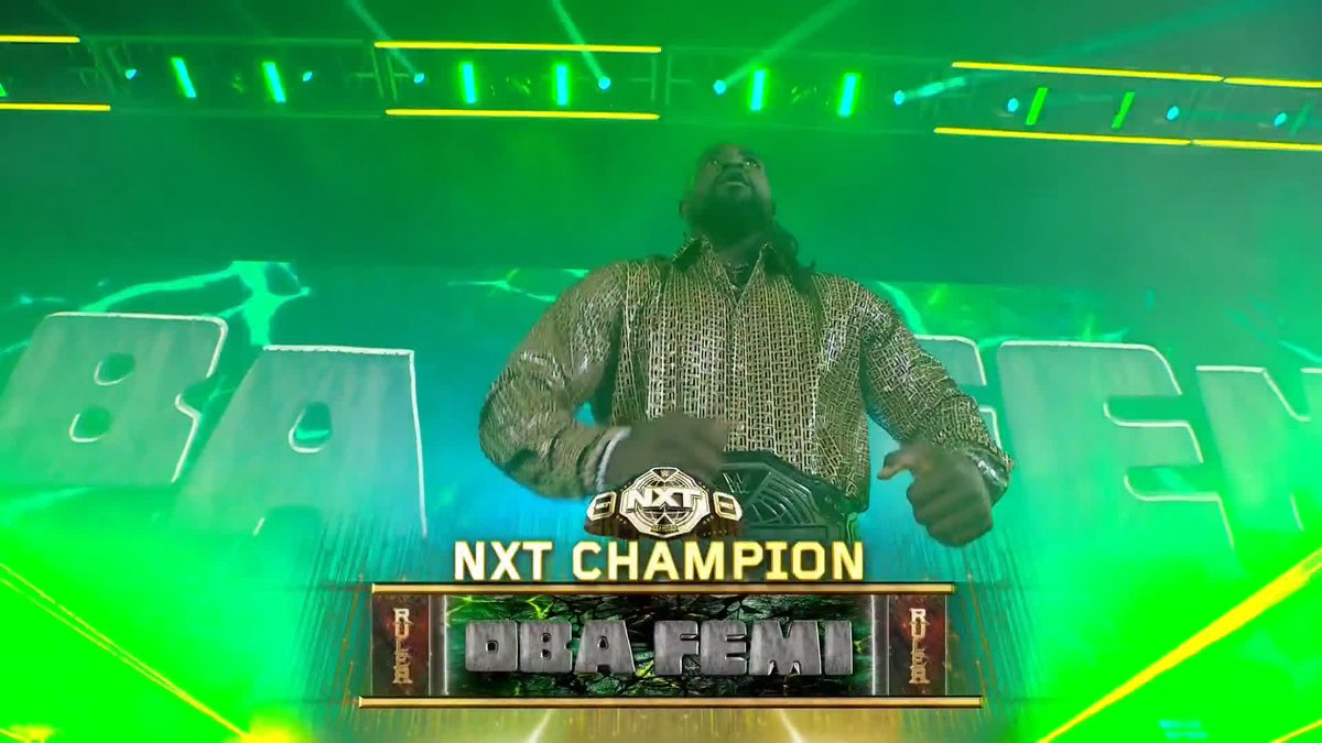 THE RULER IS HERE!!! 🔥 Oba Femi wwe