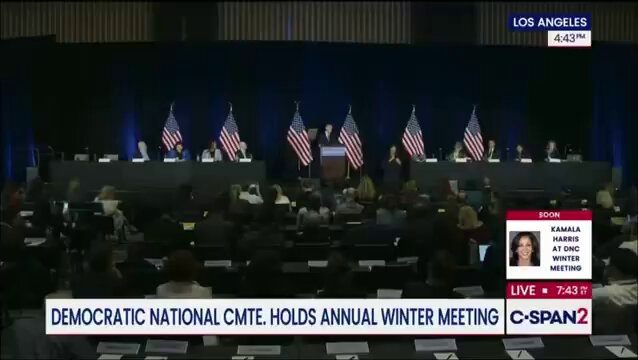 This DNC Winter Meeting speech is unequivocally acting as a campaign soft launch. It could easily, with very, very few changes, be repurposed as an acceptance speech for the 2028 DNC. Nicely done, Kamala Harris. This was an impeccable speech. See you in 2028. 💙🤭