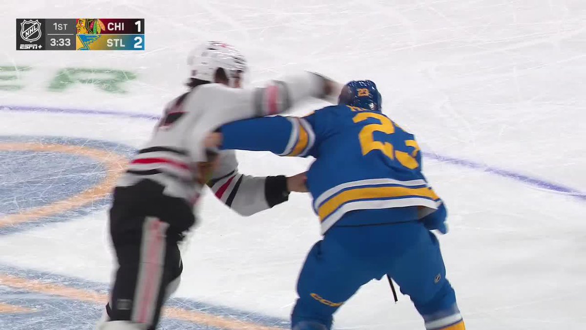 Mailloux and Dach get in a spirited center ice tilt! 🥊🍿