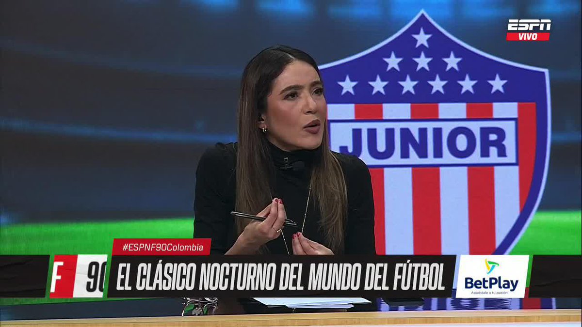 #ESPNF90Colombia Junior goleó 3-0 a Tolima en la final de ida y ve la estrella de navidad muy cerca "Hay que RECONOCER el planteamiento de Arias pero hoy Junior hizo el partido que TOLIMA LE PERMITIÓ HACER" Sarah Castro Lizarazo Participa con nosotros en #ESPNF90Colombia