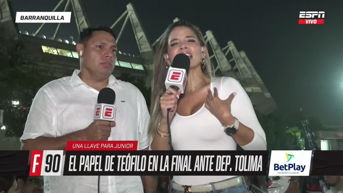 #ESPNF90Colombia Junior goleó 3-0 a Tolima en la final de ida: ¿Podrá ser suficiente? "Yo diría que SÍ ES SUFICIENTE porque el gran déficit del Tolima es en casa" Melissa Martinez Participa con nosotros en #ESPNF90Colombia