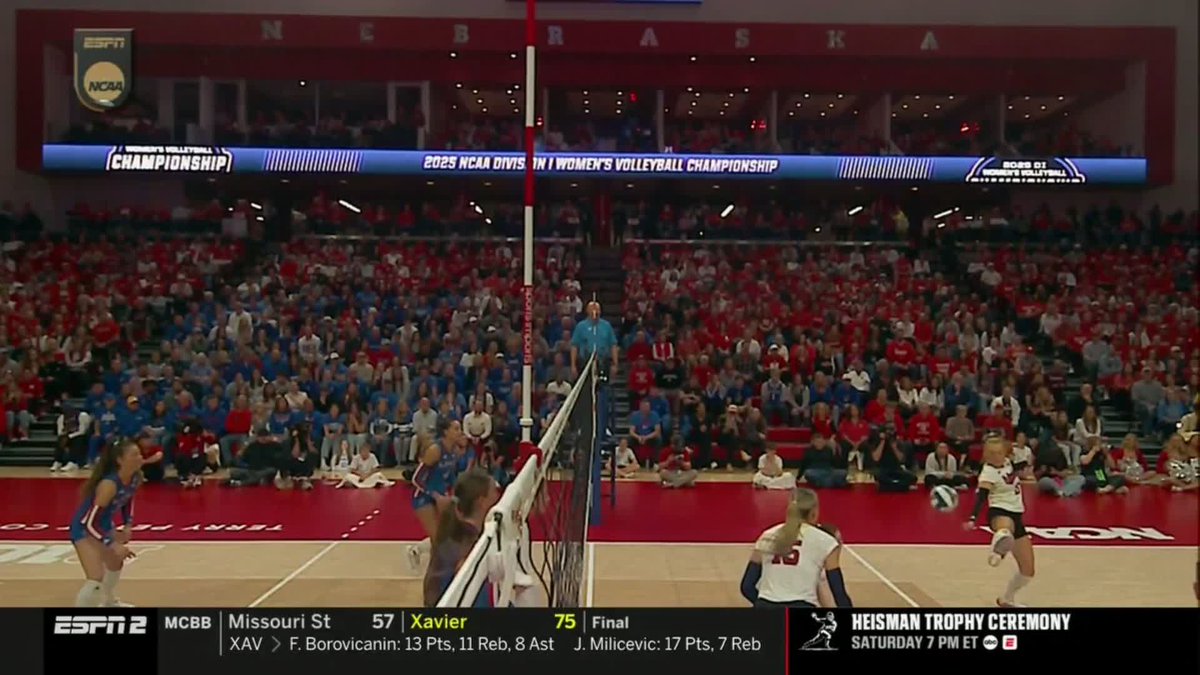 Whatever. It. Takes. Nebraska Volleyball 📺: ESPN2 x NCAA Women's Volleyball