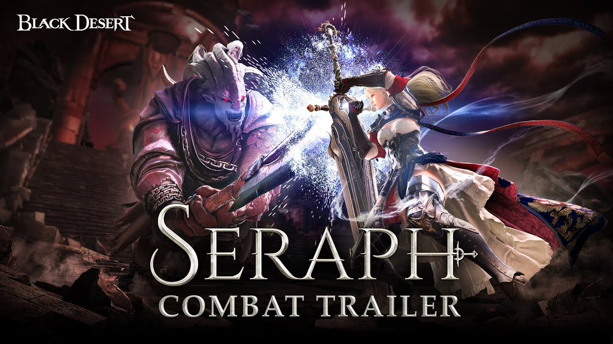 With her Clavis, Seraph controls her Sacred Power and wields the blade of Light, Sacramentum. ☀️ When its seal is released, the blade of Darkness, Purgatum, is unleashed. 🌑 Between the Light and Darkness, watch Seraph forge her own path in battle. ⚔️ 🗓️ Coming December 18 (Thu)!