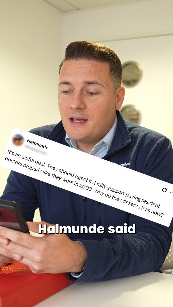 📱 Watch Wes Streeting react to your comments on the deal we've offered to resident doctors.