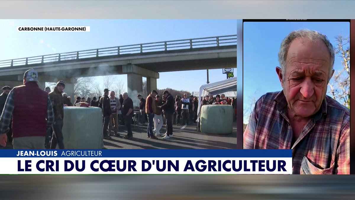 «Je ne respecterai plus les forces de l'ordre», a promis Jean-Louis Marginier, agriculteur. Aussi star des réseaux sociaux, il est reconnu pour partager sa passion de la ruralité.