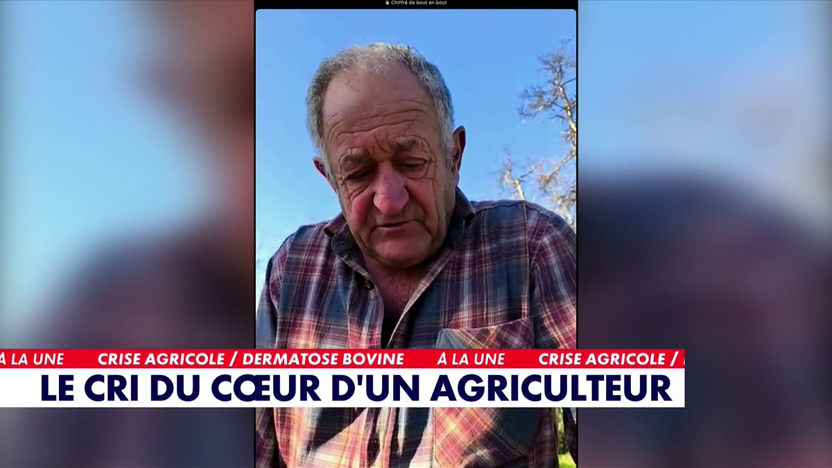«C'est très grave d'en arriver là» , s'insurge cet agriculteur, dans #MidiNewsWE