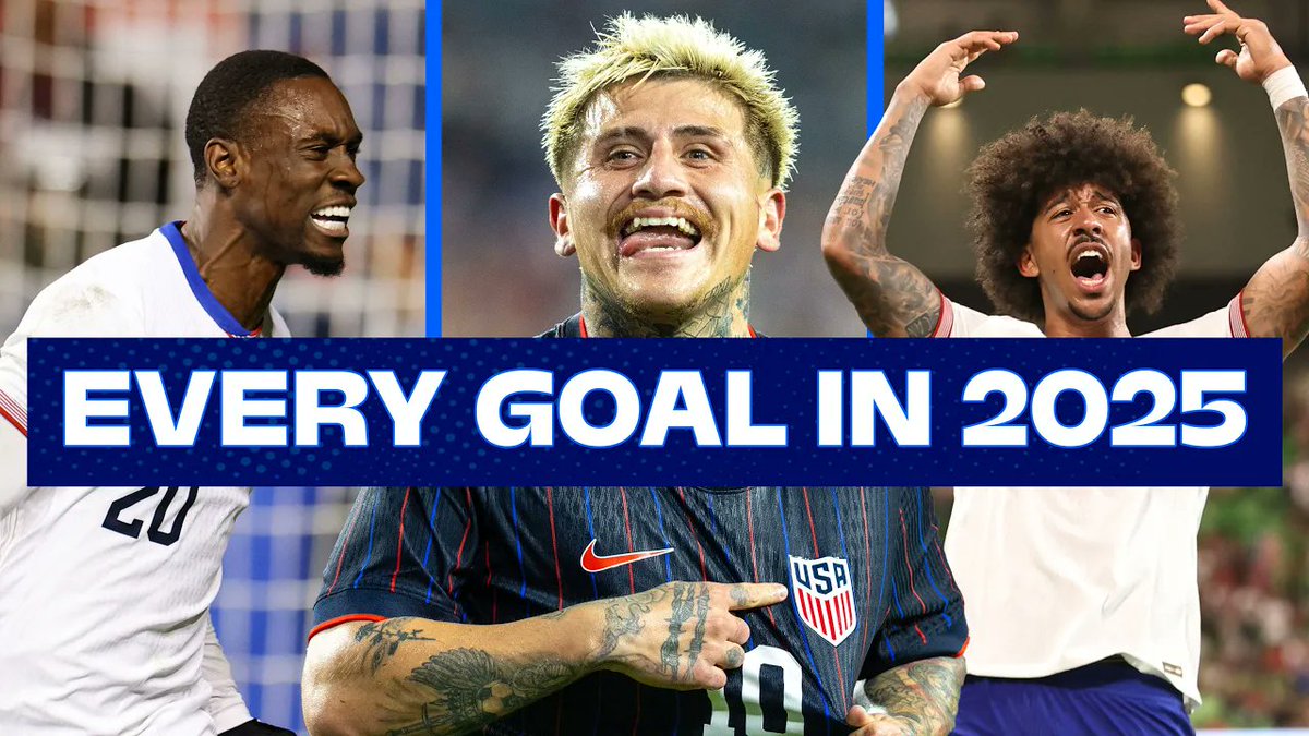 ⚽️⚽️⚽️⚽️⚽️⚽️⚽️⚽️⚽️⚽️⚽️ ⚽️⚽️⚽️⚽️⚽️⚽️⚽️⚽️⚽️⚽️⚽️ ⚽️⚽️⚽️⚽️⚽️⚽️⚽️⚽️⚽️⚽️⚽️ 33 goals were scored by the #USMNT in 2025. Here's every one of 'em! 🎬