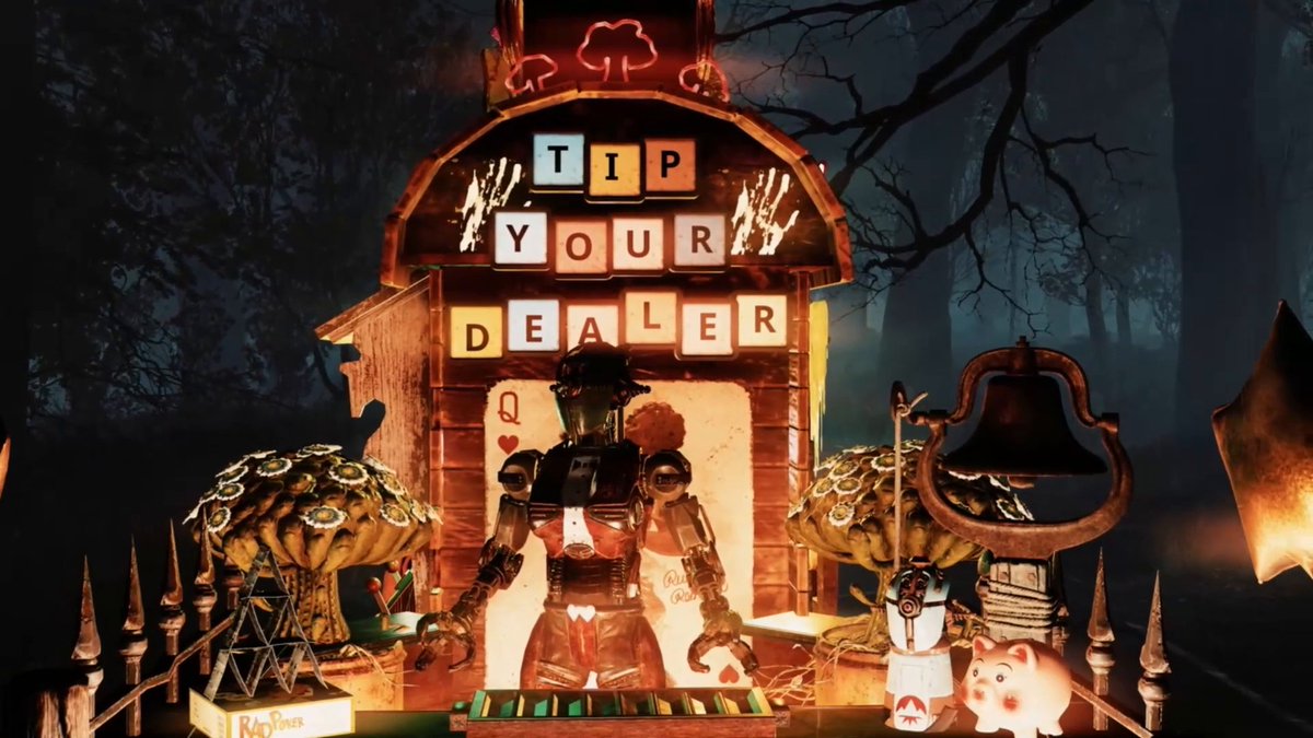 Step right up all of you Wasteland Wanderers! Adelaide's Lucky Ride is rolling through Appalachia! @WreckitRenee's winning #Fallout76 C.A.M.P. for the House Always Wins contest.
