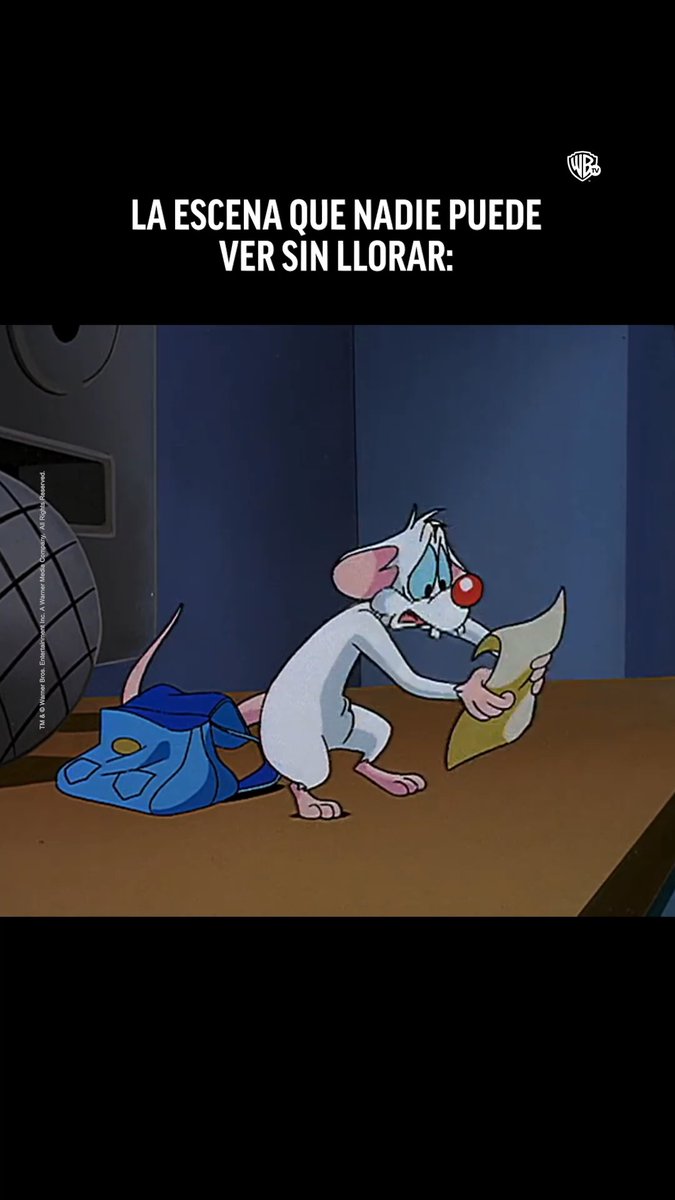 Si creciste en los 90s, esta escena de Pinky y Cerebro seguro te partió el alma. 💔 ¡Pinky y Cerebro está en HBO Max Latinoamérica!