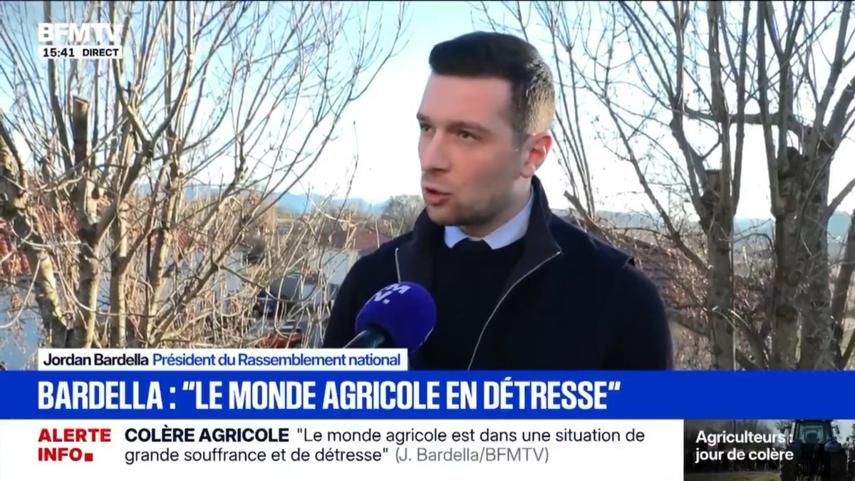 Le Rassemblement National soutient le monde rural : on se bat depuis longtemps contre la multiplication des accords de libre-échange et pour le patriotisme économique. Je ne me résous pas à voir notre ruralité et nos agriculteurs disparaître.
