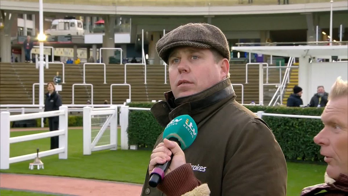 Matt was with Dan Skelton as the result was called 😀 #ITVRacing | Dan Skelton Racing | Matt Chapman