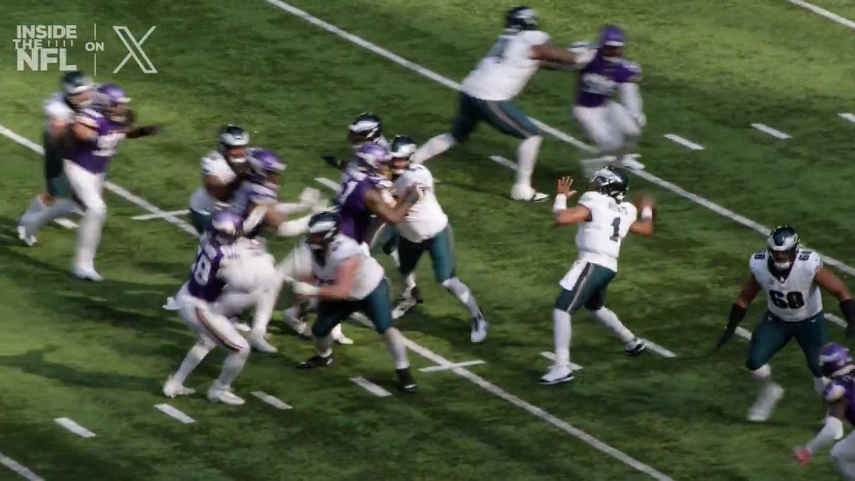 "He throws that deep ball better than Mahomes" chris long on how the Hurts and and the run game the can inject some life into the Eagles offense.