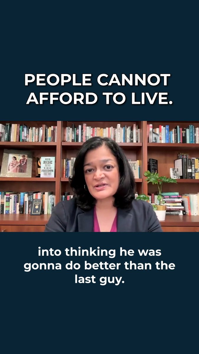 Americans can’t afford to live. No one should have to choose between putting food on the table and going to the doctor. I’m fighting to actually put people first and ensure every family can live with dignity and economic security.