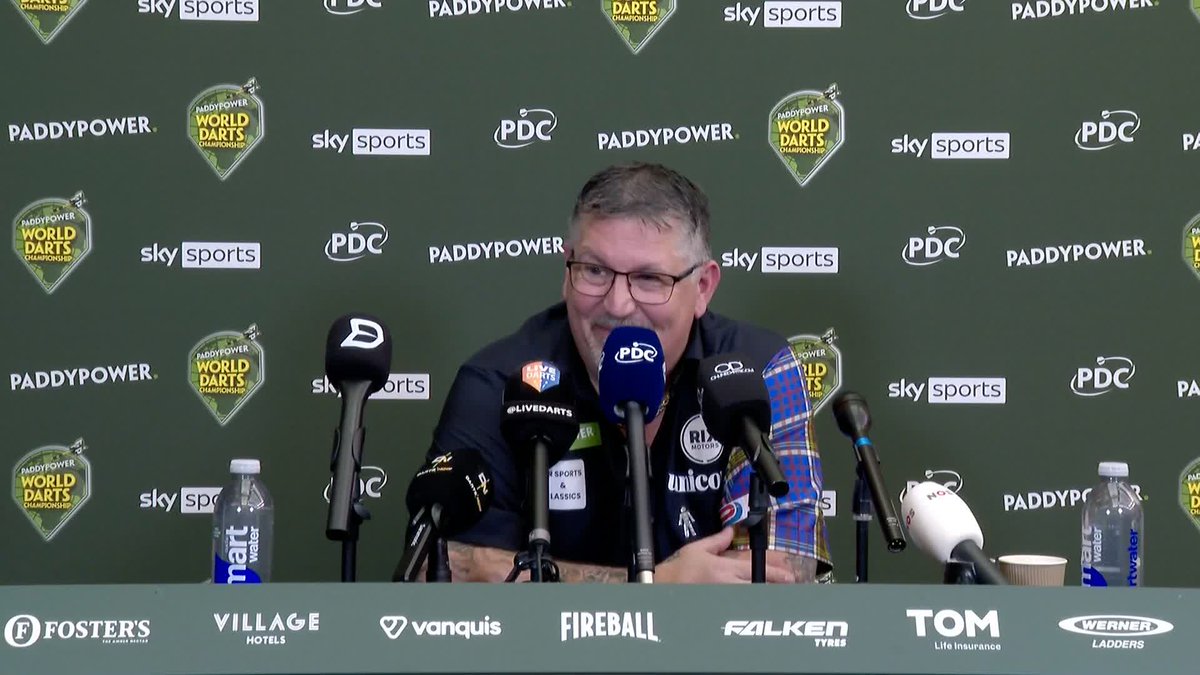 🗣️ "I just want to keep going so I can get a shot on the new stage next year!" Gary Anderson plans to keep playing at the highest level of darts after fending off a valiant performance from Adam Hunt to reach Round Two. #WCDarts