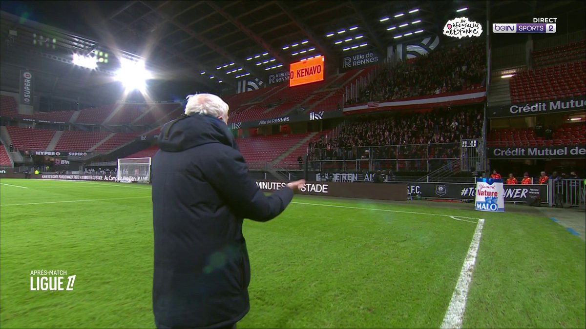 [📺 LIVE] 🇫🇷 #Ligue1McDonalds #SRFCSB29 ⚡ Luis Fernandez s'amuse avec les supporters brestois !