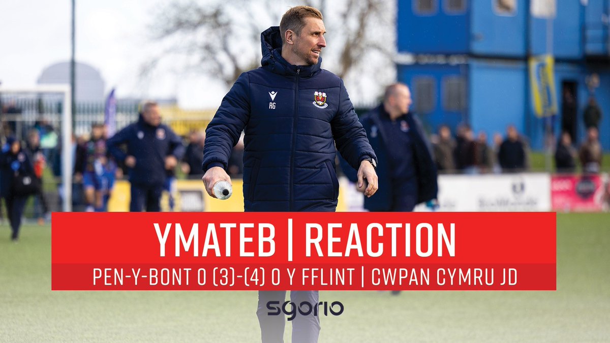 “We’ve been cheated out of the Welsh Cup today and it’s so disappointing.” “Hopefully we can get a home tie!” Ymateb | Reaction: Penybont FC 0-0 Flint Town United FC ⚫️⚪️ (3-4 ar giciau o’r smotyn)