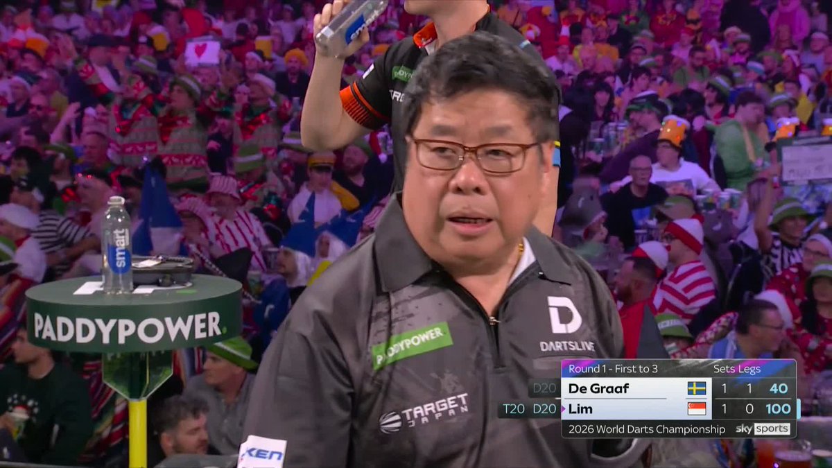 100 CHECKOUT FROM LIM 🙌 📺 #WCDarts | R1