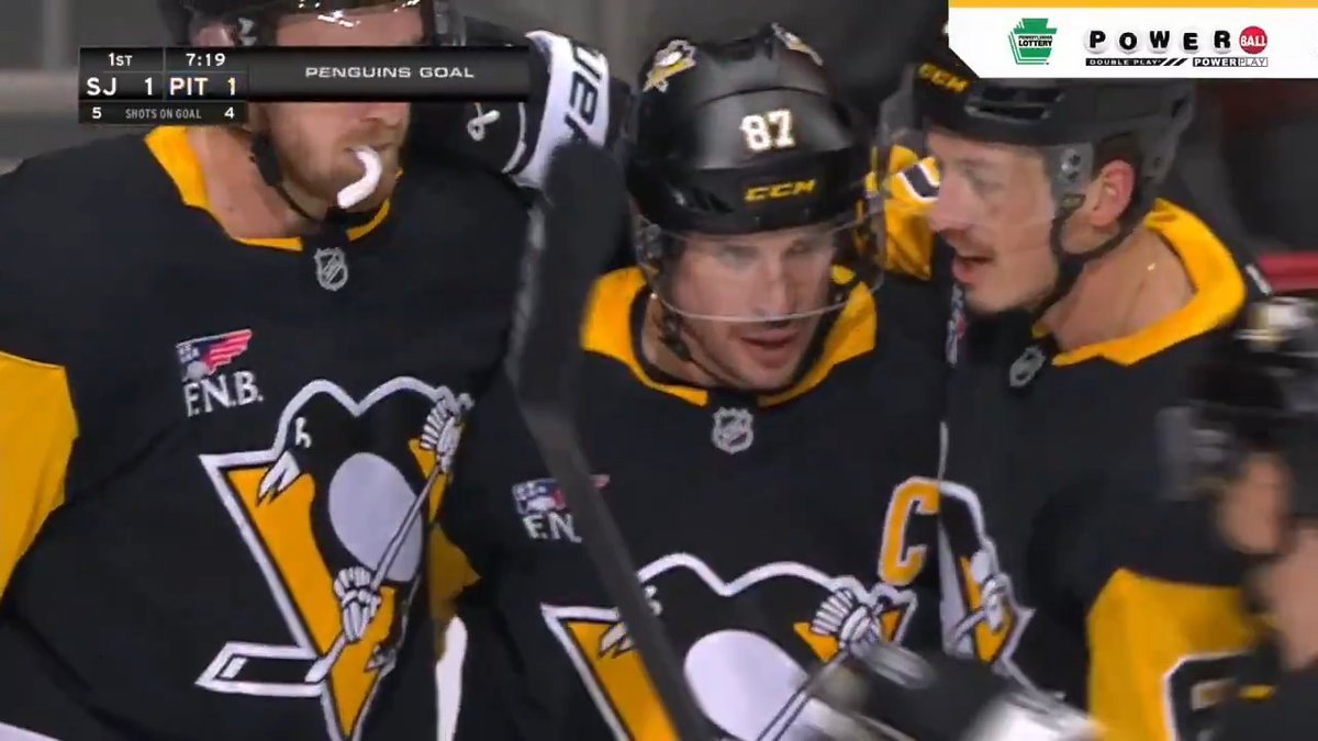 That's 19 goals this season for Sidney Crosby 👏