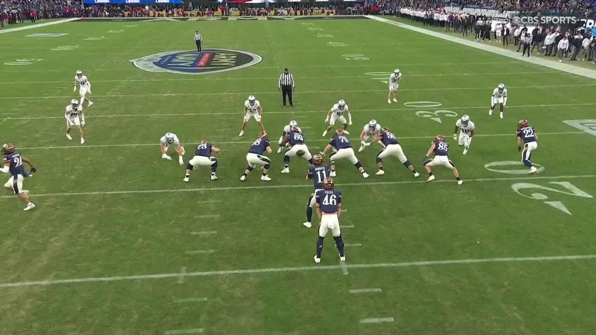 The Army defense was ALL OVER this play.