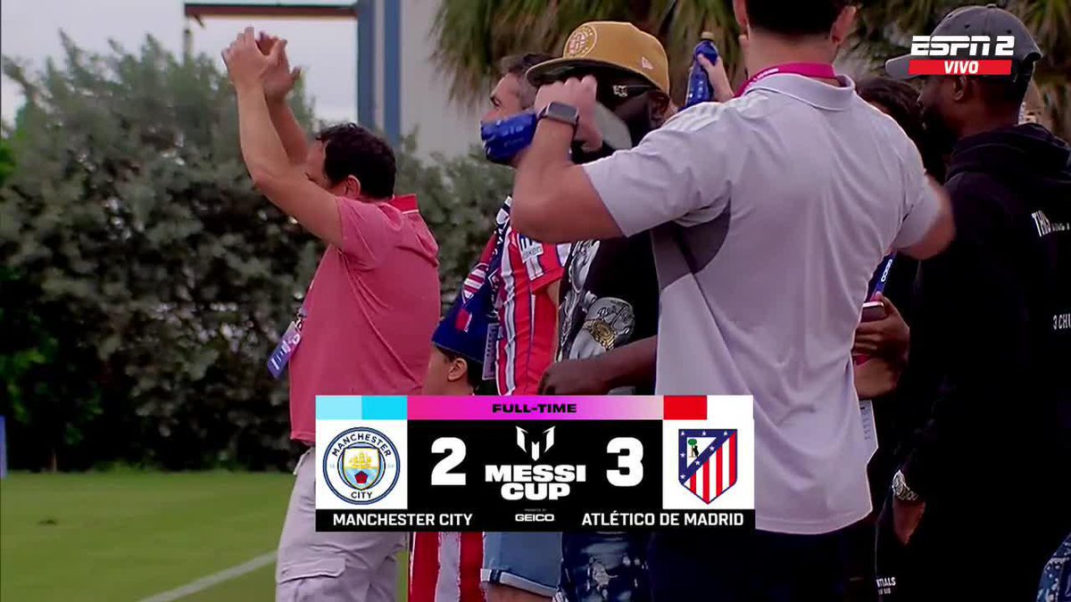 El Atlético de Madrid ELIMINA al Manchester City 2-3 en semifinales y jugará la final ante River Plate mañana. ¡Enhorabuena equipo!