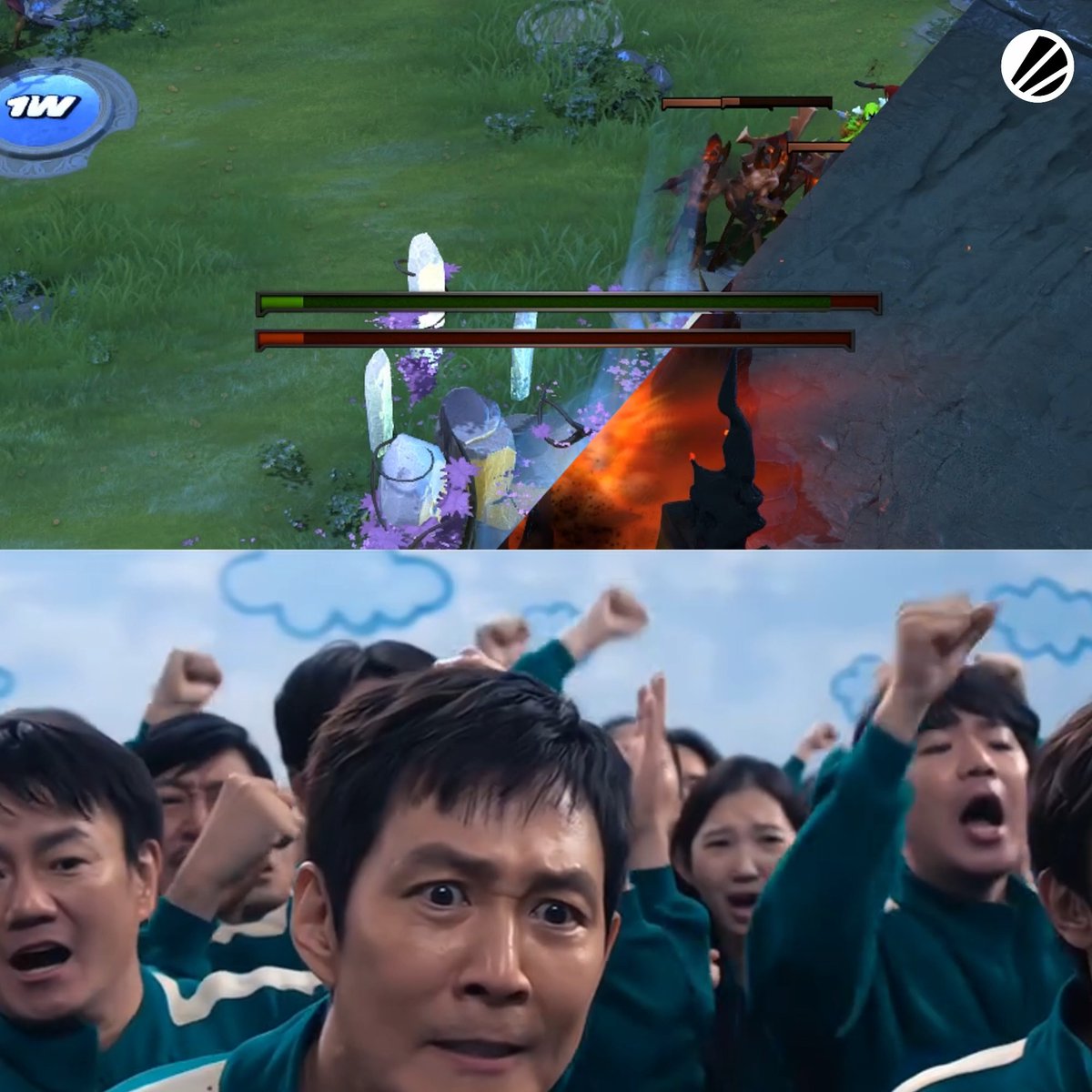 What an ending! ✋😐🤚 #dota2 #DreamLeague