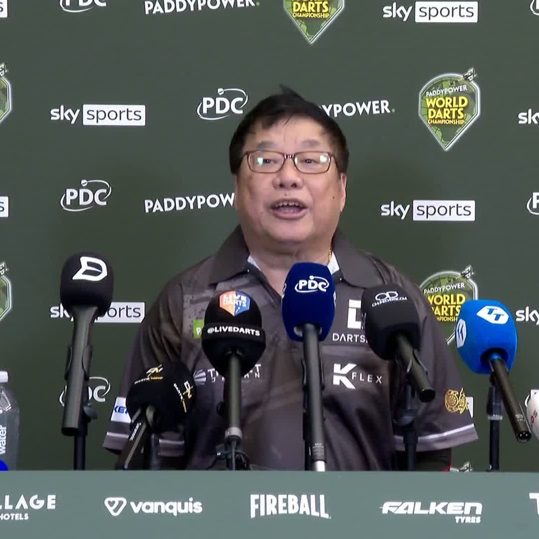 "I don't know why, but people out there must like me" Paul Lim very modest but loved the support he received from the Ally Pally faithful tonight!