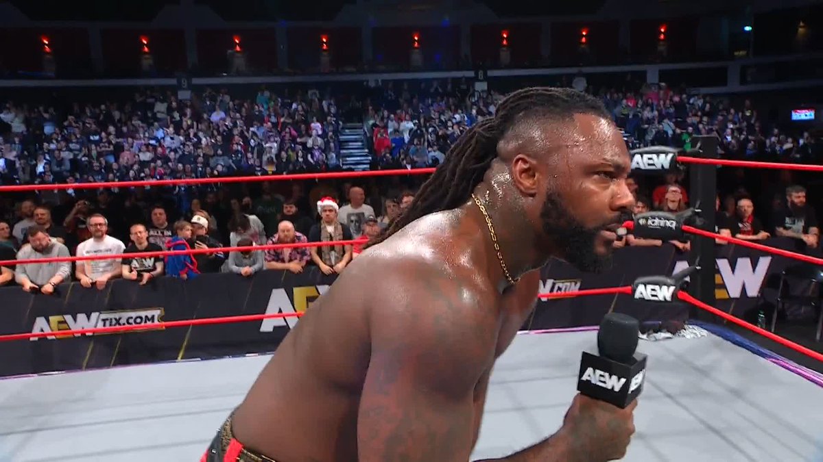 Swerve Strickland says he didn't come back for Don Callis Family, he didn't come back for Hobbs or Shibata... HE IS ALSO COMING AFTER THE AEW WORLD CHAMPIONSHIP JUST LIKE HANGMAN! Joe vs Hangman vs Swerve at Worlds End?