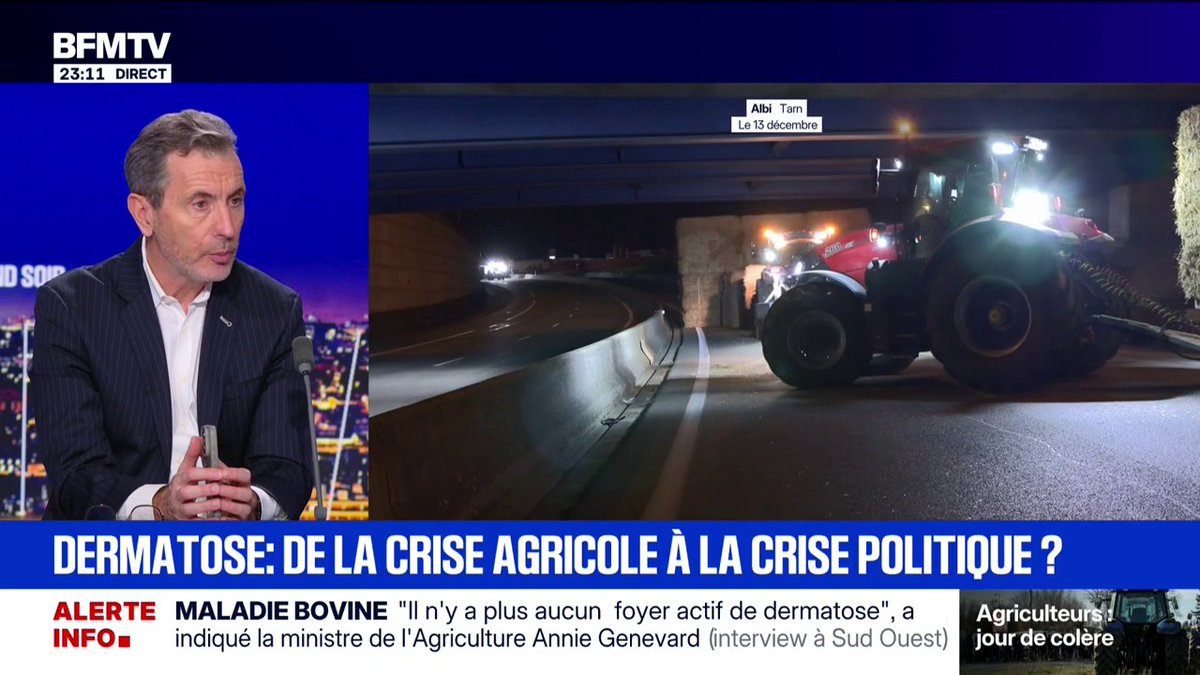 Crise agricole: la ministre de l'Agriculture, Annie Genevard, assure qu'il n'y a "plus aucun foyer actif de dermatose bovine"