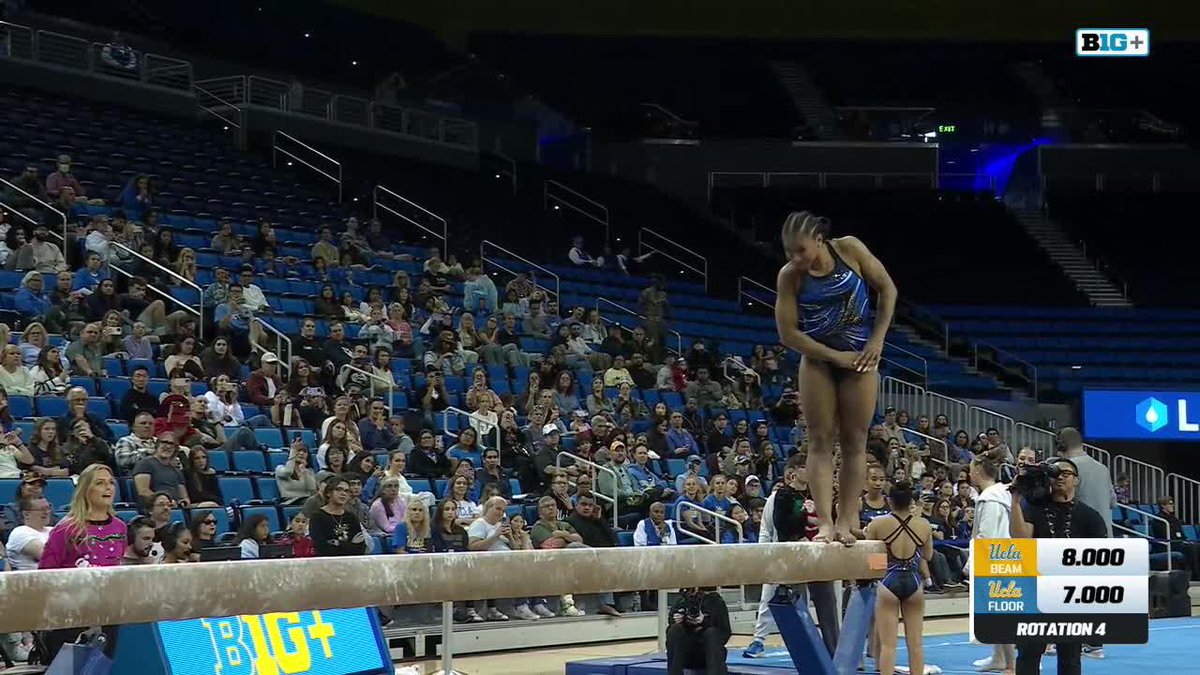 Bow down. Jordan Chiles clinches the win for #TeamJolly! 📺: B1G+ #GoBruins