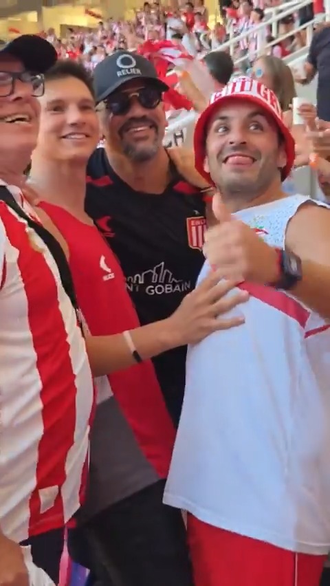 "Juan Sebastián Verón": Por su presencia en la tribuna de Estudiantes para la final del #TorneoClausura