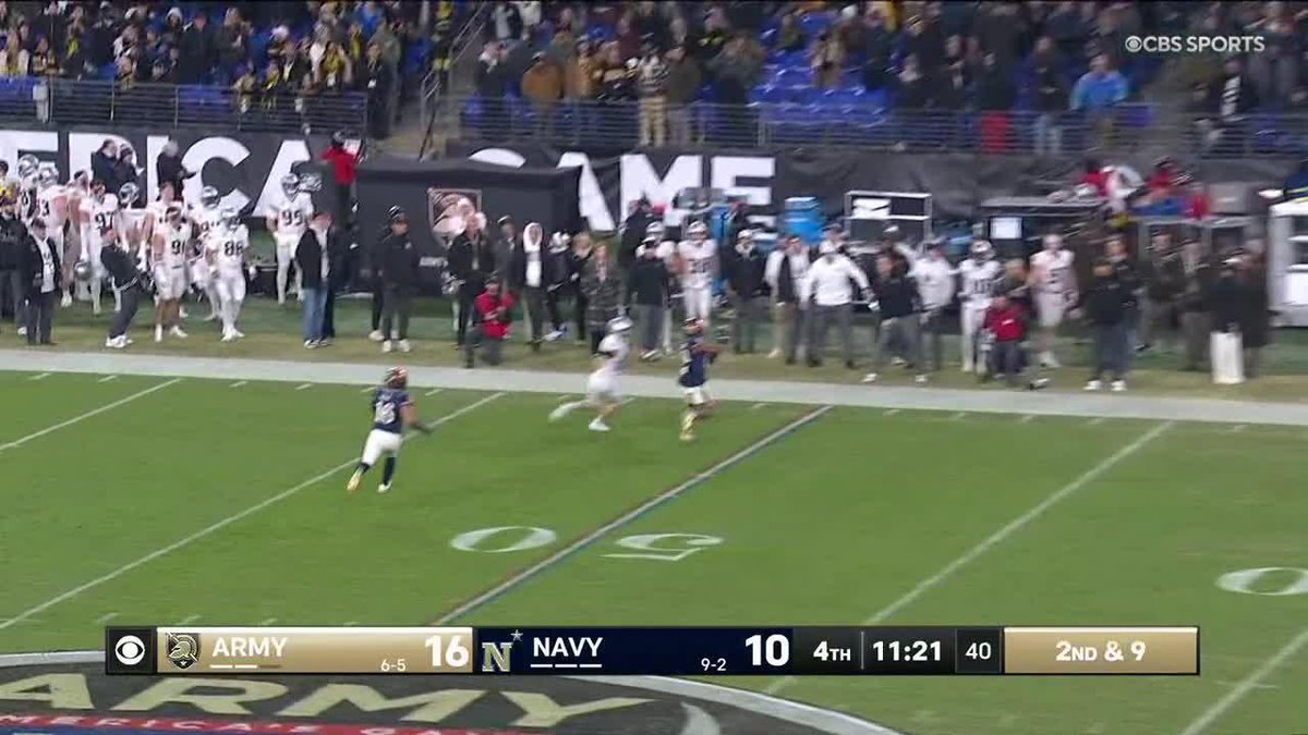 The Midshipmen get the turnover they needed! CBS | Paramount+