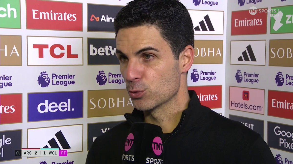 🗣️ Mikel Arteta: “We scored but then we had three minutes in deep, so passive, really poor defensive habits. Not acceptable for our level, because we hadn’t conceded a single shot, the first time they do it they score a goal. That’s the Premier League!” ❌