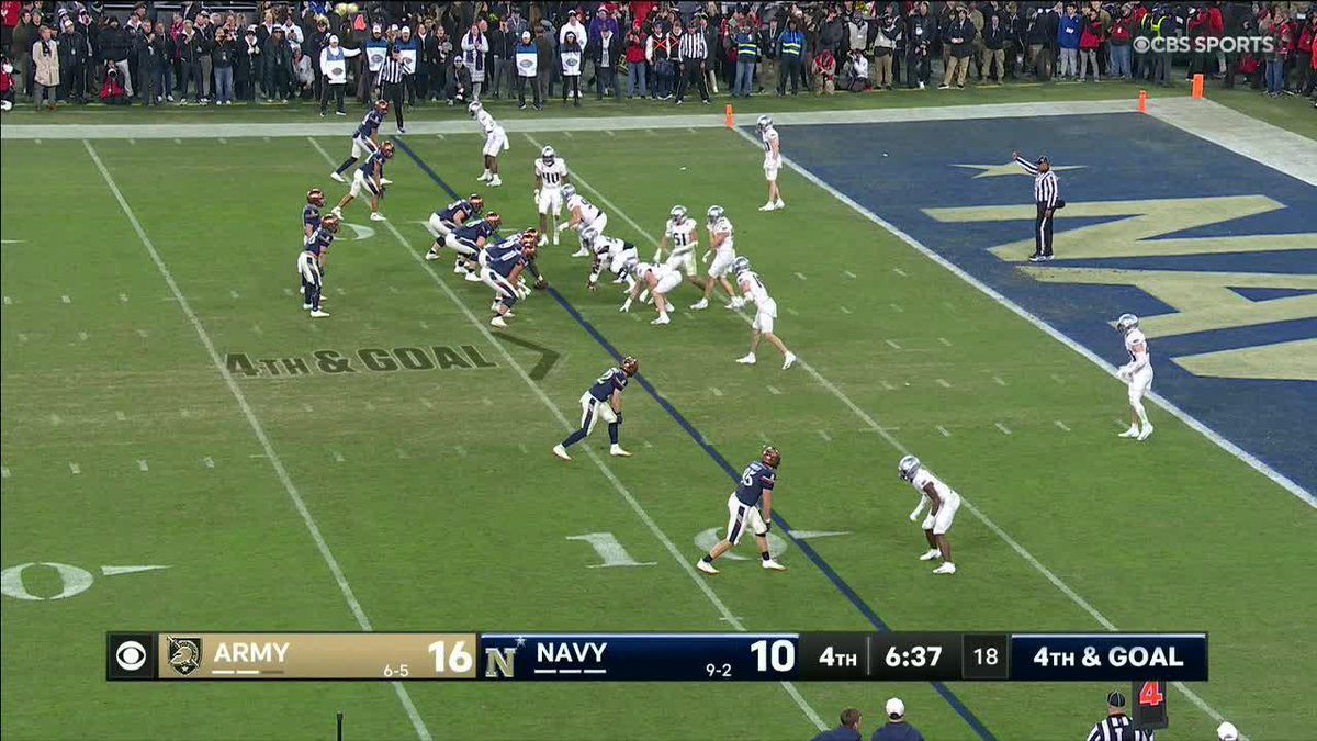 A Horvath-to-Heidenreich classic! #RollGoats | #BeatArmy | CBS Sports College Football 🏈