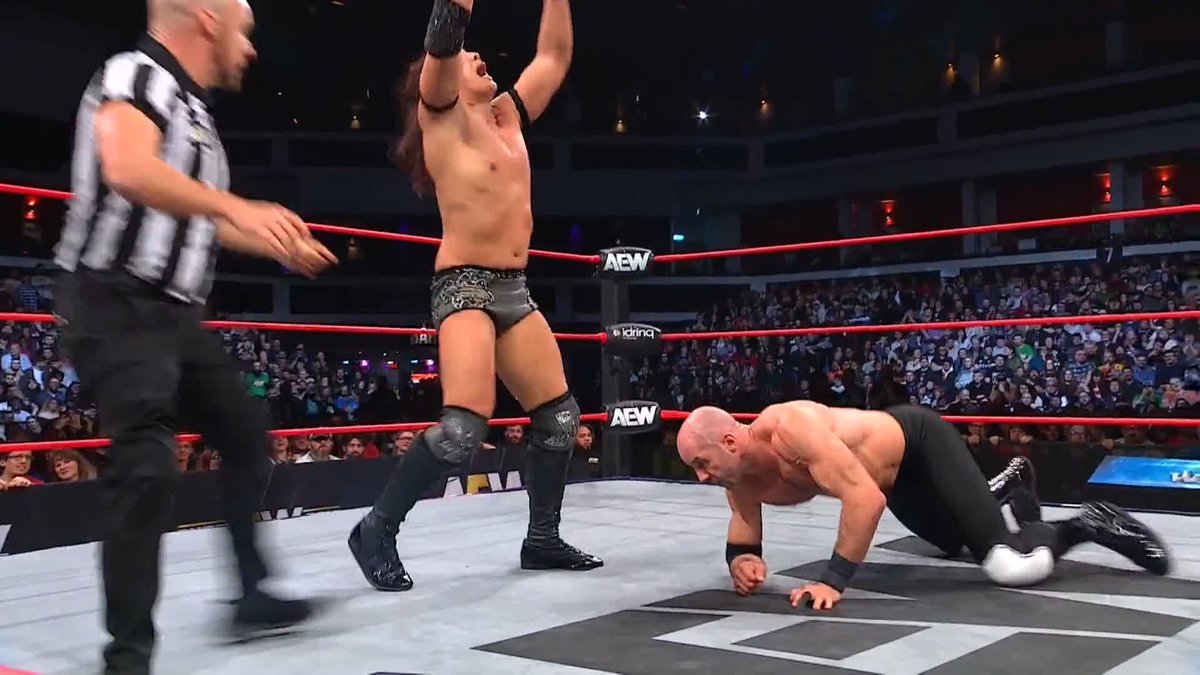 Time limit or not, Claudio and noname want to keep fighting! Watch #AEWCollision on TNT &amp; HBO Max