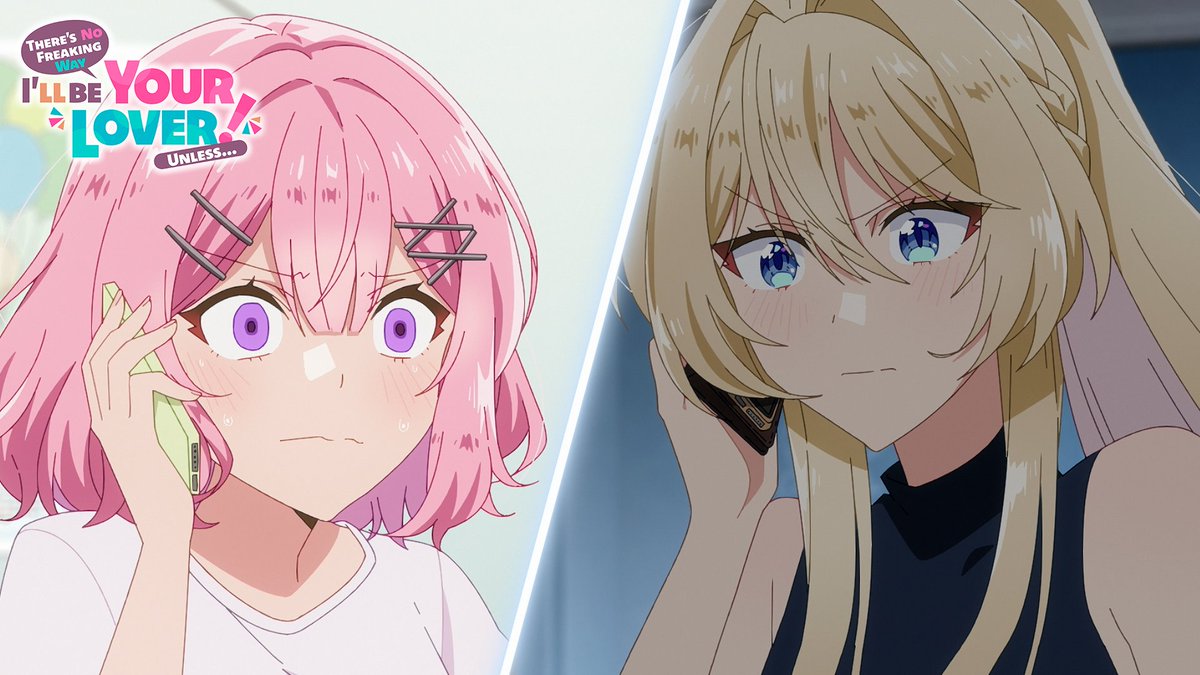 Long-distance situationship can be hard! 😭 💕 Anime: There's No Freaking Way I'll Be Your Lover! Unless...