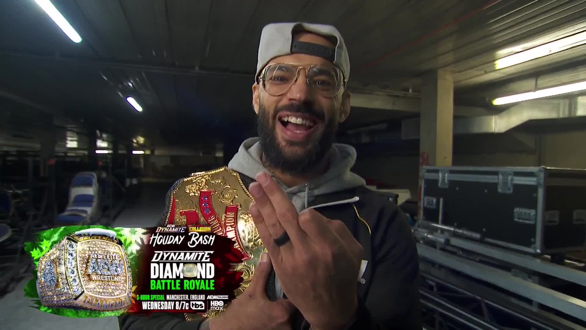 Championship status meets diamond dreams! 💎 #AEW National Champion Lightskin Kingpin has entered the Dynamite Diamond Battle Royale! Watch #AEWCollision on TNT & HBO Max