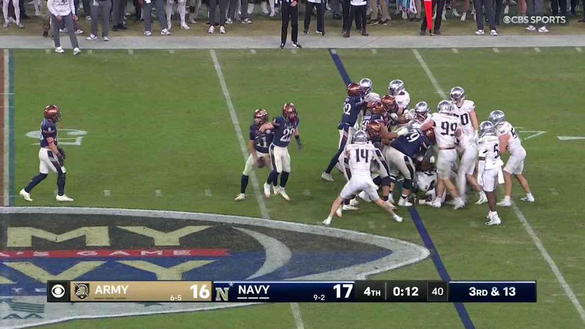 The 126th Army-Navy Game goes to the Midshipmen.