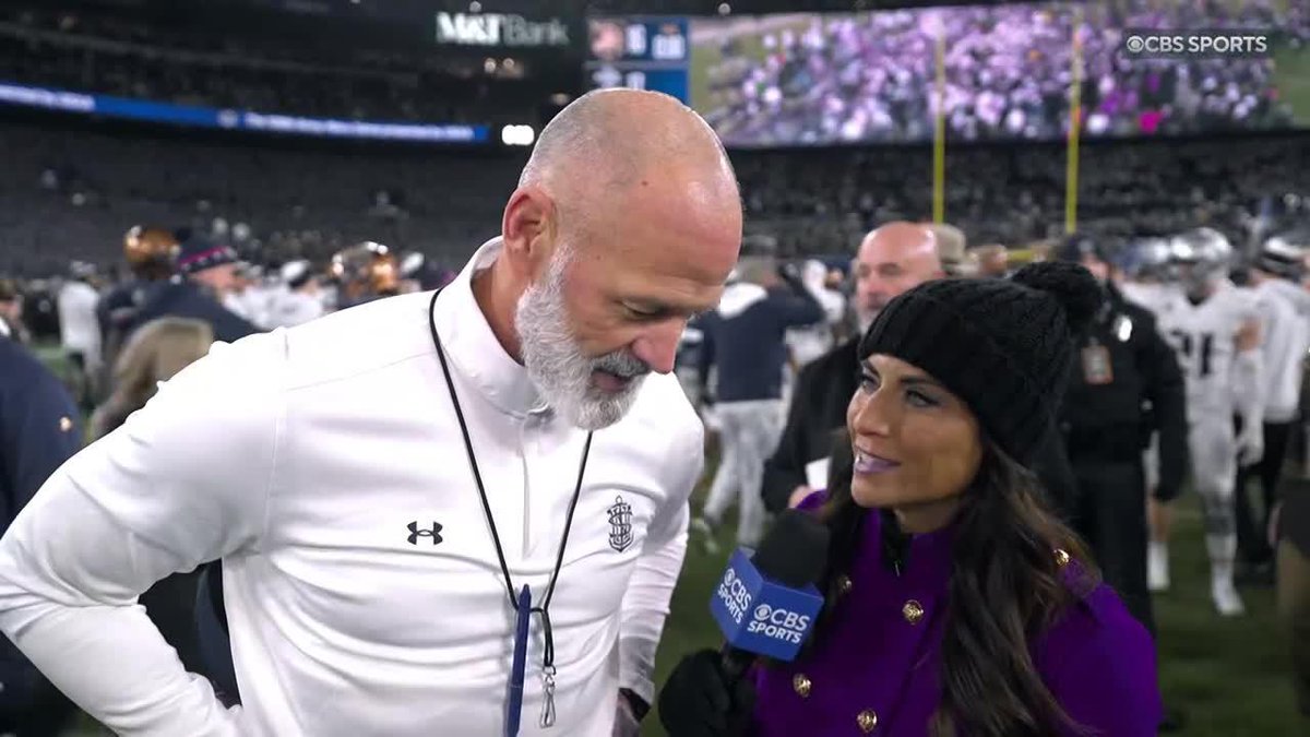 A win over Army is always special for Navy. Brian Newberry joins Jenny Dell after the Midshipmen's victory.