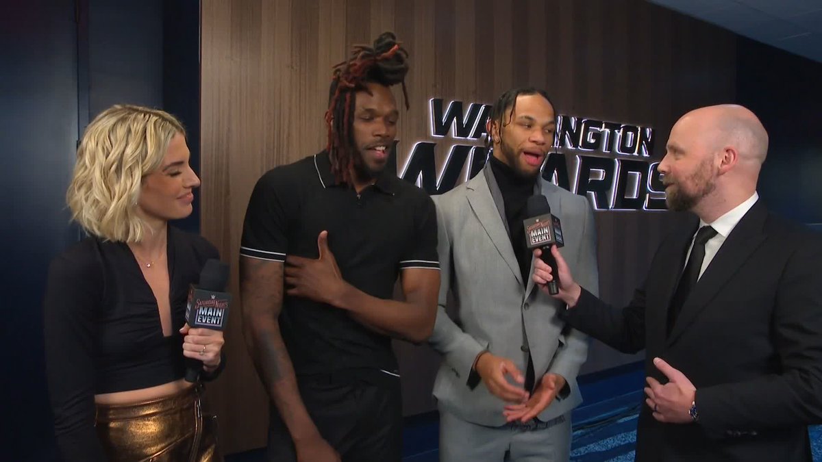 "We're gonna make some history tonight!" Je’Von Evans and LEON SLATER can't wait to show the world what they're all about TONIGHT at Saturday Night's Main Event! 🚀