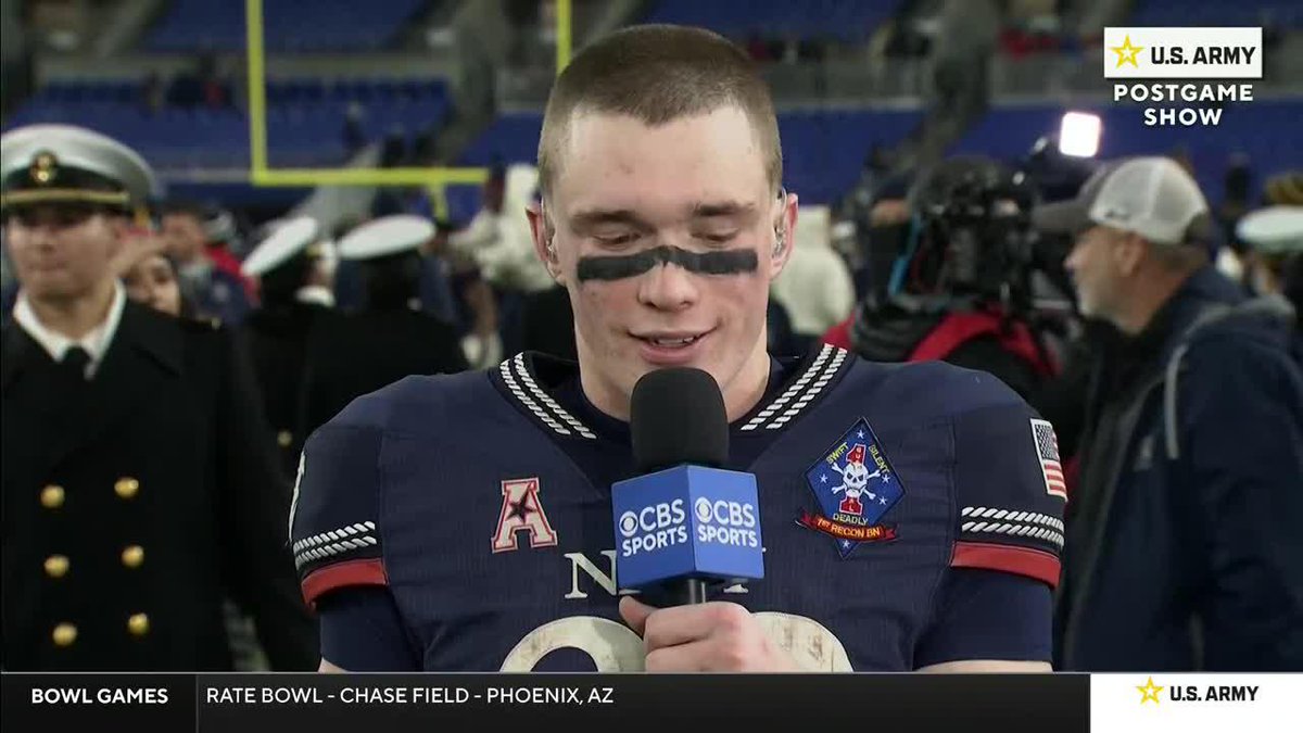 "I can't believe it's my last one. I remember my first one up in Philadelphia like it was yesterday." Navy Football's Eli Heidenreich on what winning the Army-Navy Game means to him