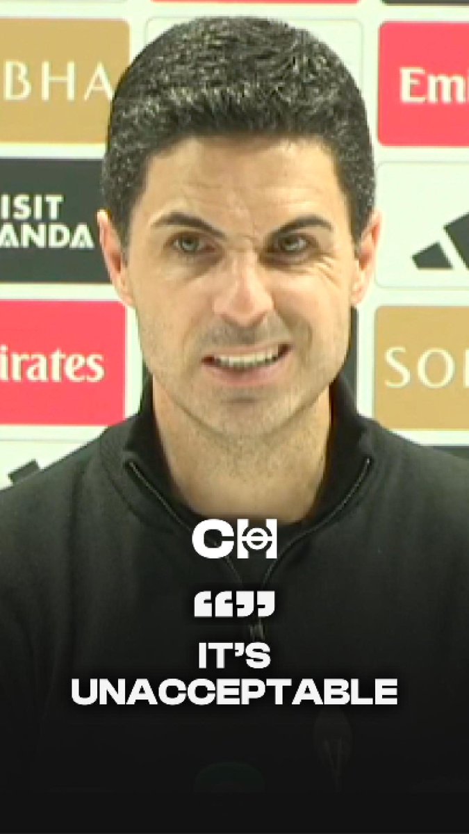🗣️ “It’s unacceptable.” - Mikel Arteta was NOT happy with Arsenal’s performance during their 2-1 win over bottom club Wolves. 😤