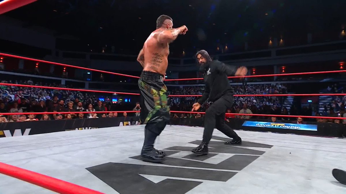 Even with YUTA's help, Mark Briscoe finds a way to overcome! Watch the #AEWCollision replay RIGHT NOW on @SportsOnMAX!