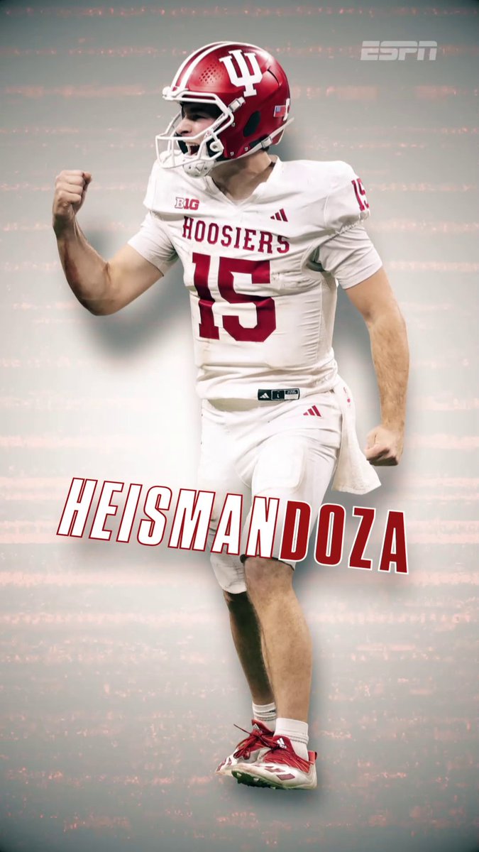 Fernando Mendoza got his Heisman, and the Hoosiers got their moment 👏 🔴 Program-record 33 Pass TD 🔴 First conference title since 1945 🔴 Undefeated regular season (13–0) 🔴 Indiana’s first Heisman Trophy winner