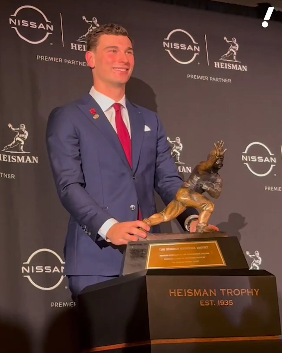 The first Cuban-American to win the Heisman — Fernando Mendoza 🇨🇺 👏