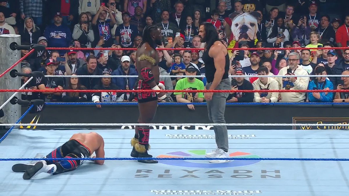 OH C'MON!!! 😡 Drew just ruined the match, but Oba Femi wwe wasn't having it!!