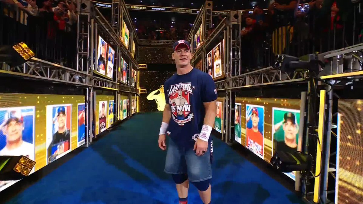 The Last Time Is Now. John Cena has arrived for his final match.