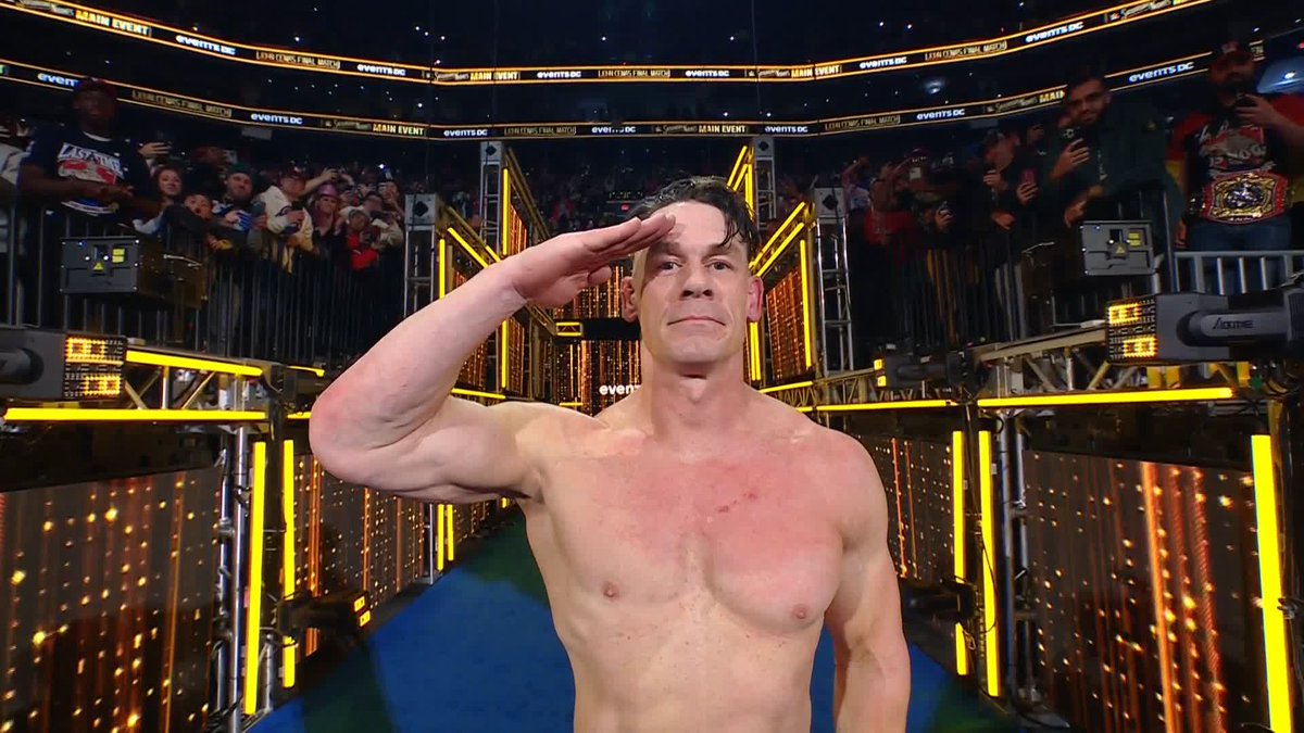 One final goodbye. Thank YOU, John Cena. 🫡