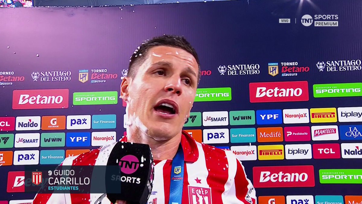 "CUANDO TODO PARECE ESTAR TERMINADO, CUANDO LO DAN POR MUERTO, RESURGE. A VECES PIDEN LA EXPLICACIÓN DE LA MÍSTICA, ESTO QUE PASA ES LA MÍSTICA" La palabra de Guido Carrillo tras lograr el título con Estudiantes ante Racing #LPFxTNTSports