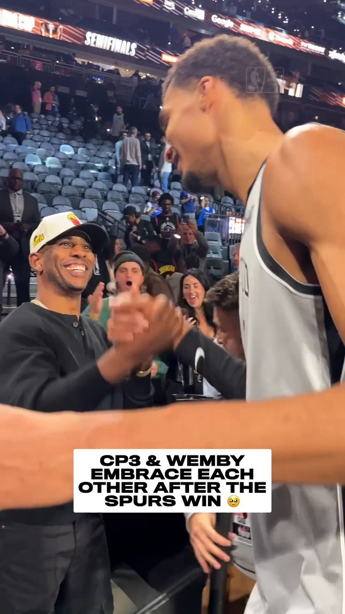 CP3 🤝 Wemby #NBAonPrime